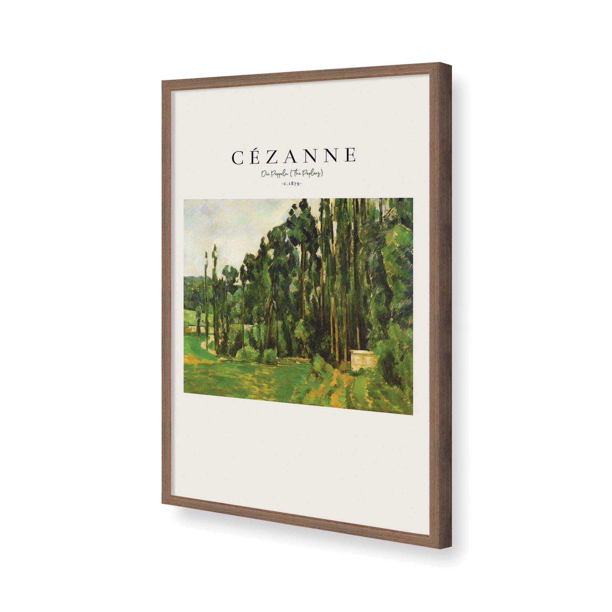 [Color:Walnut], Picture of art in a Walnut frame of the corner