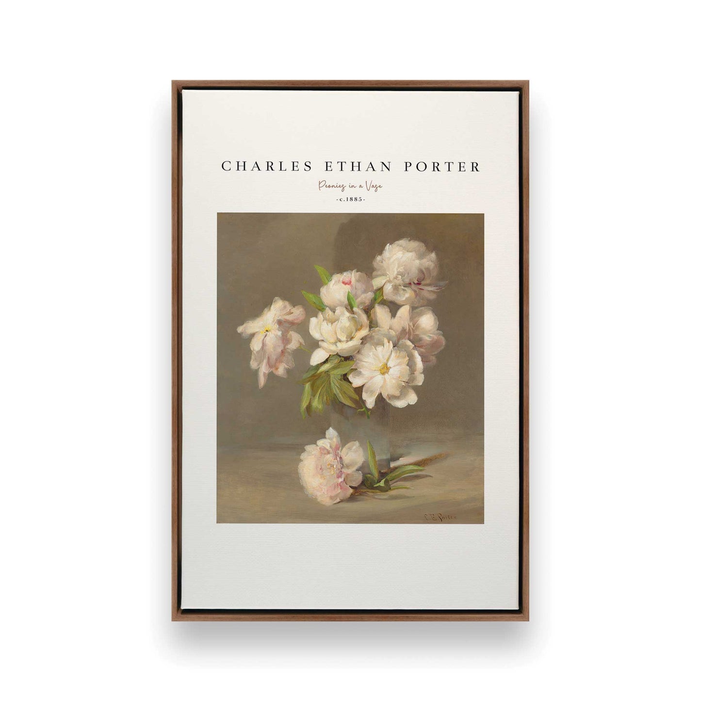 [Color:Walnut], Picture of art in a Walnut frame
