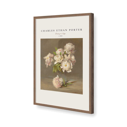[Color:Walnut], Picture of art in a Walnut frame of the corner