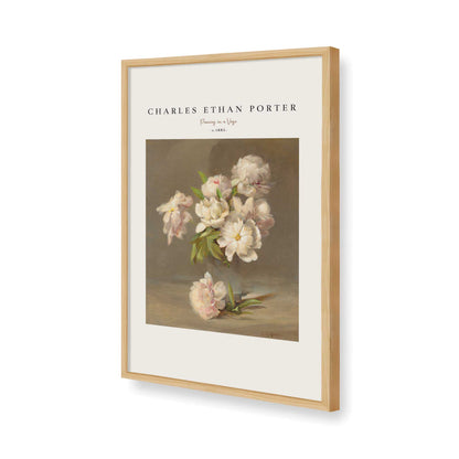 [Color:American Maple], Picture of art in a American Maple frame of the corner