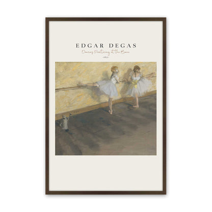 [Color:Brown], Picture of art in a Brown frame