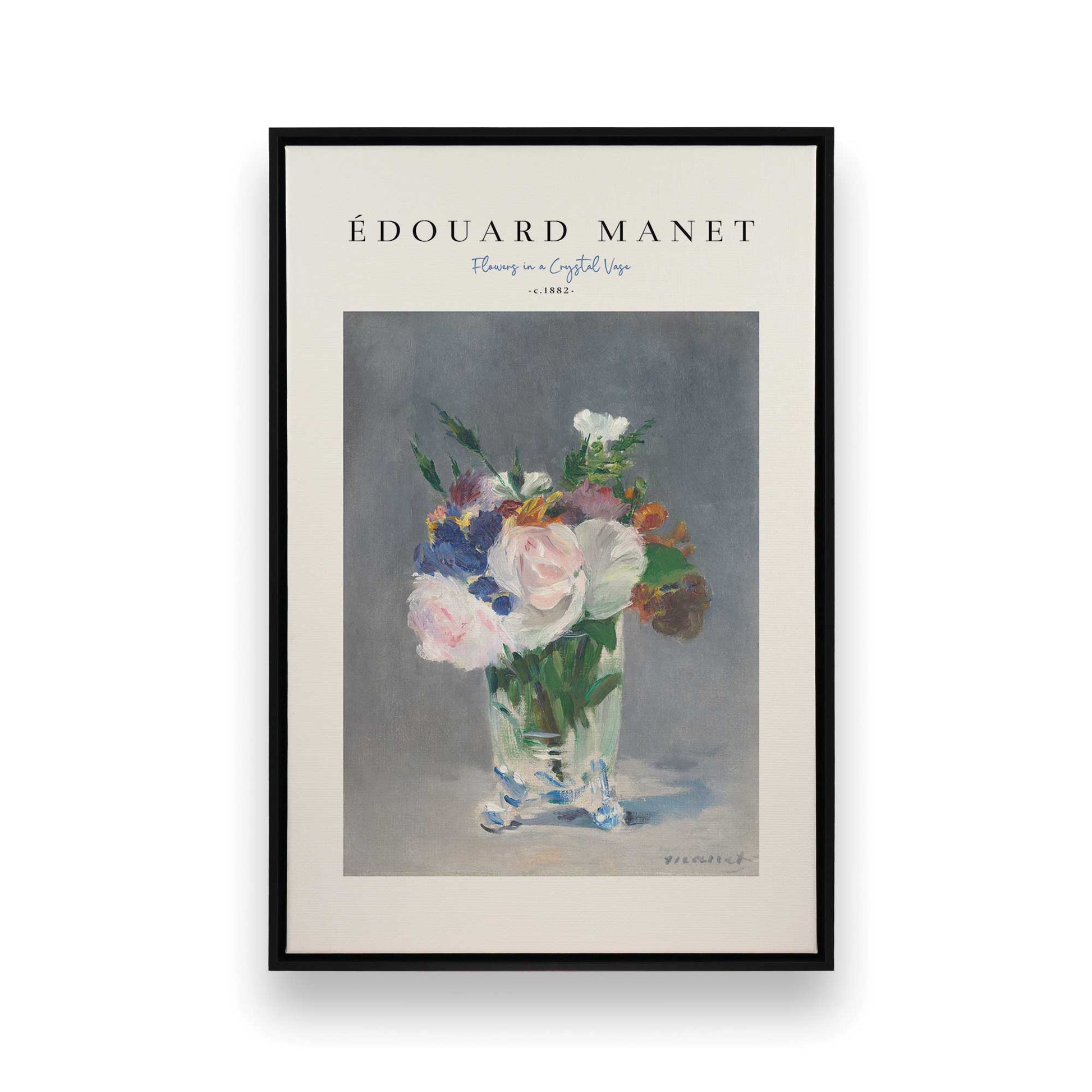 [Color:Satin Black], Picture of art in a Satin Black frame