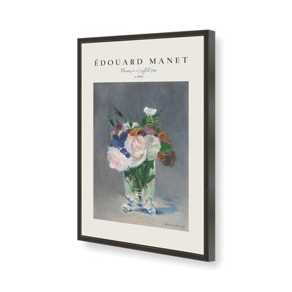 [Color:Satin Black], Picture of art in a Satin Black frame of the corner