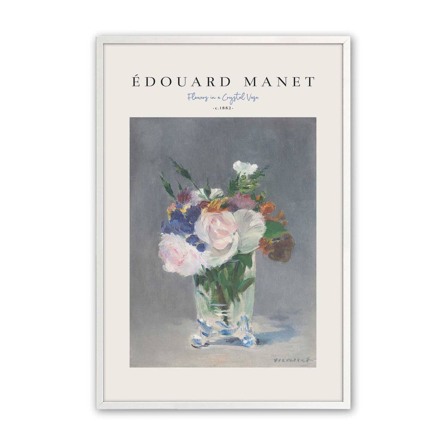 [Color:Opaque White], Picture of art in a Opaque White frame