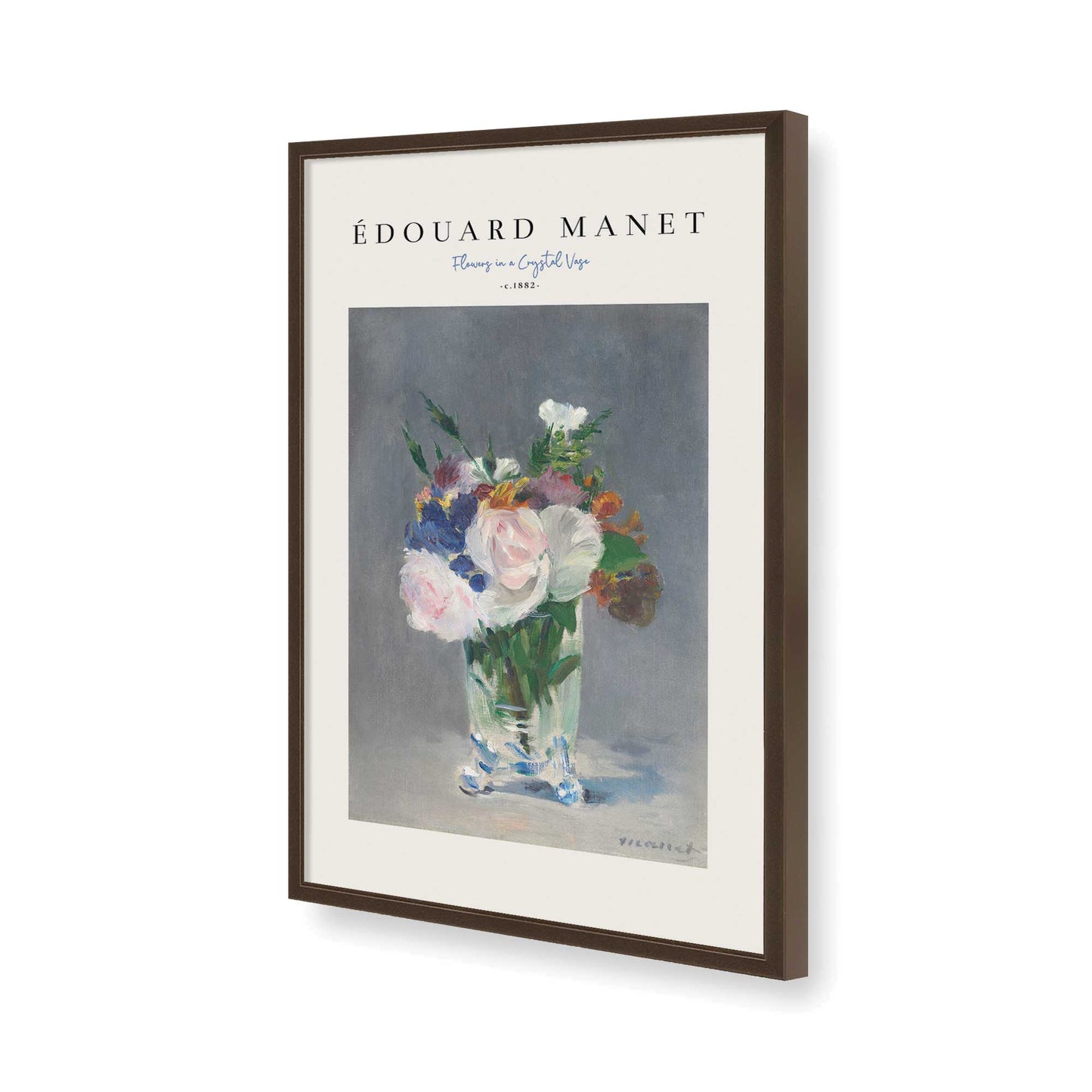 [Color:Belvinder Brown], Picture of art in a Belvinder Brown frame of the corner