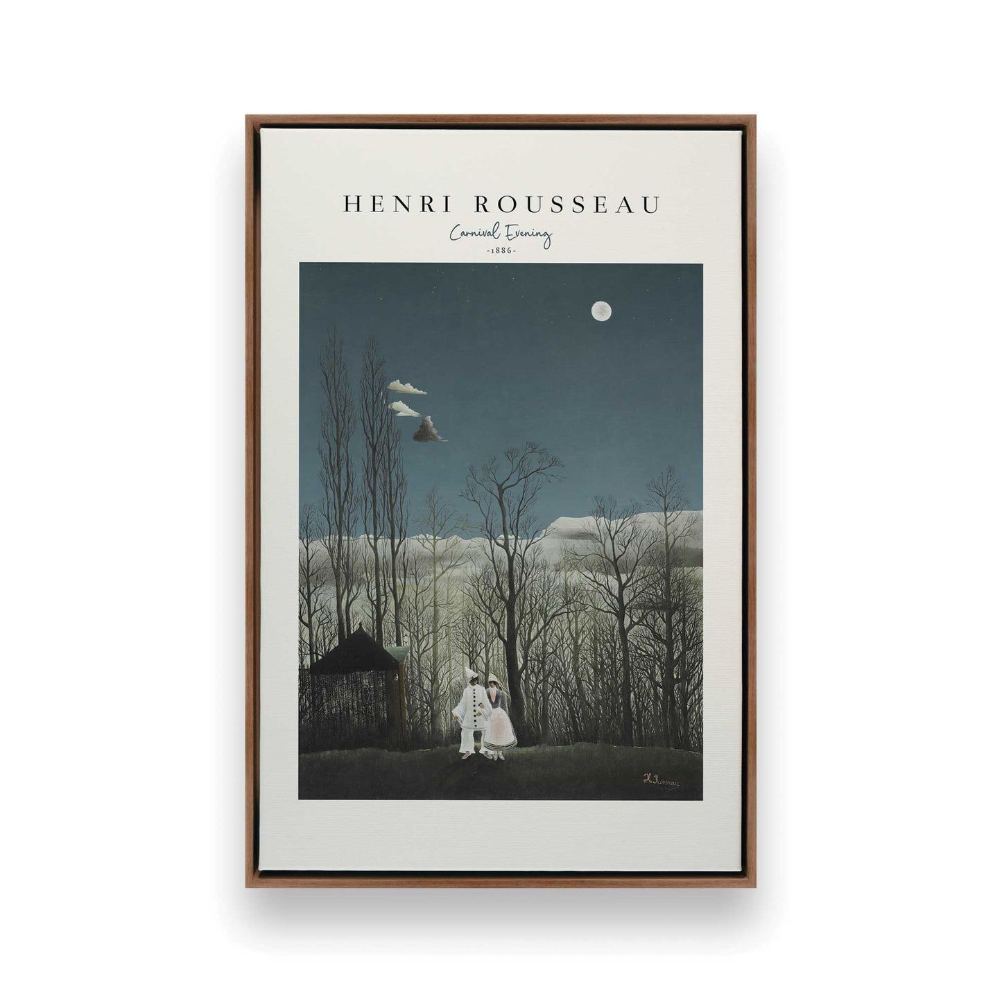 [Color:Walnut], Picture of art in a Walnut frame