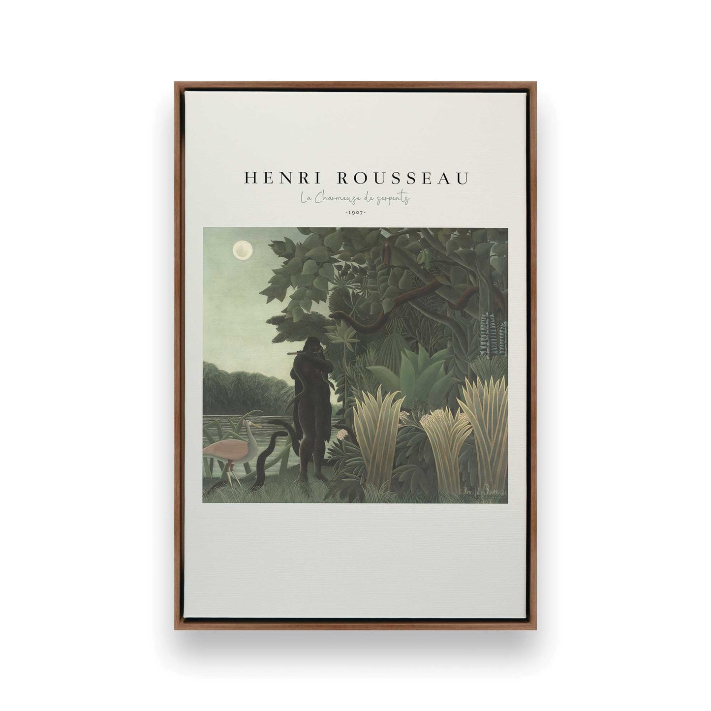 [Color:Walnut], Picture of art in a Walnut frame