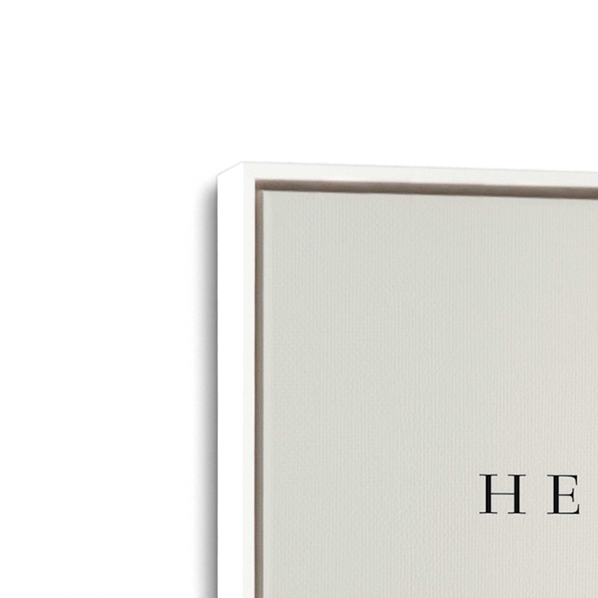 [Color:Opaque White], Picture of art in a White frame at an angle