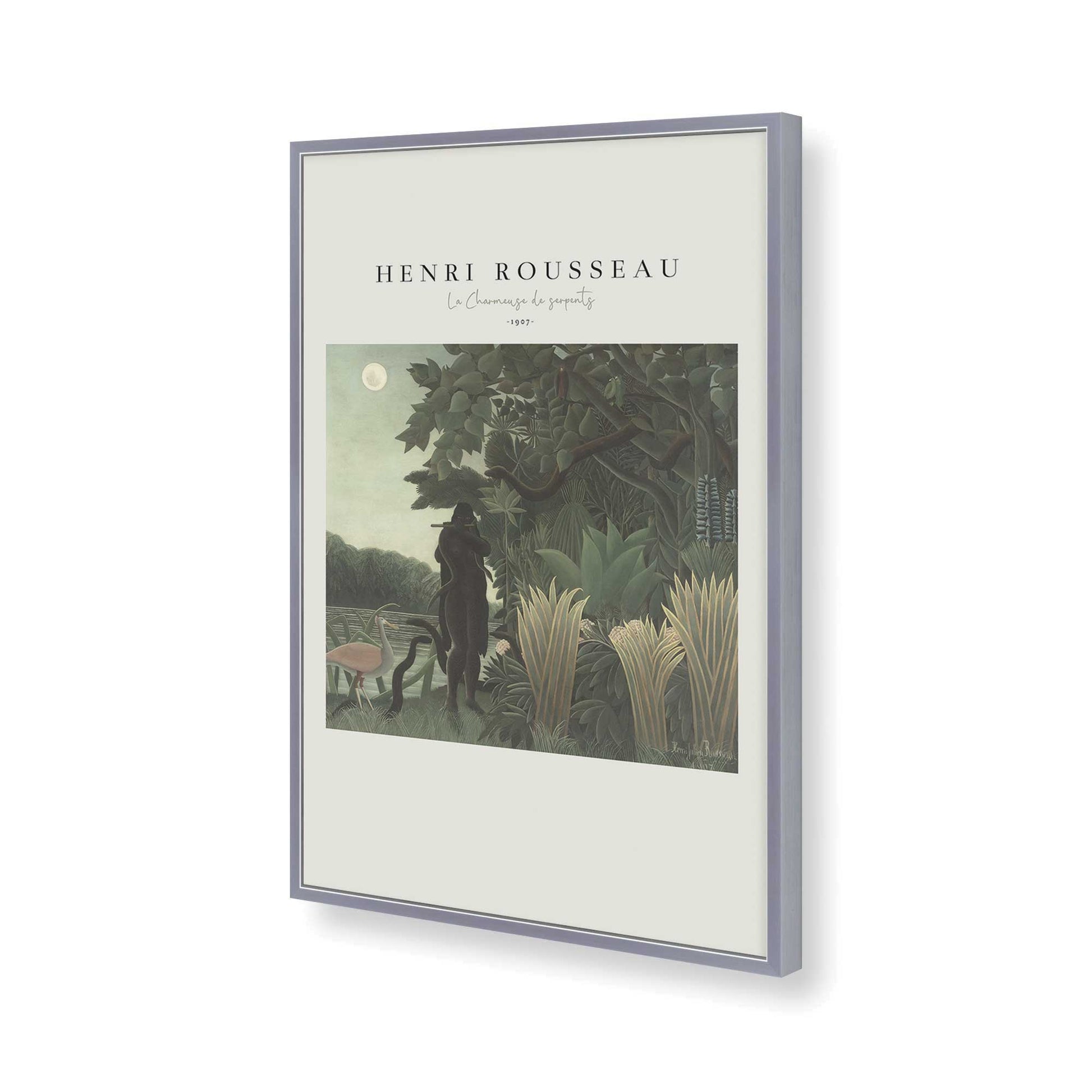 [Color:Polished Chrome], Picture of art in a Polished Chrome frame of the corner