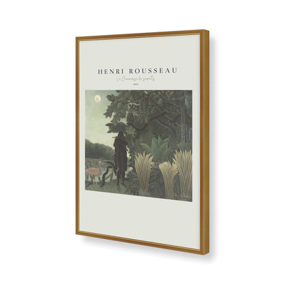 [Color:Polished Gold], Picture of art in a Polished Gold frame of the corner