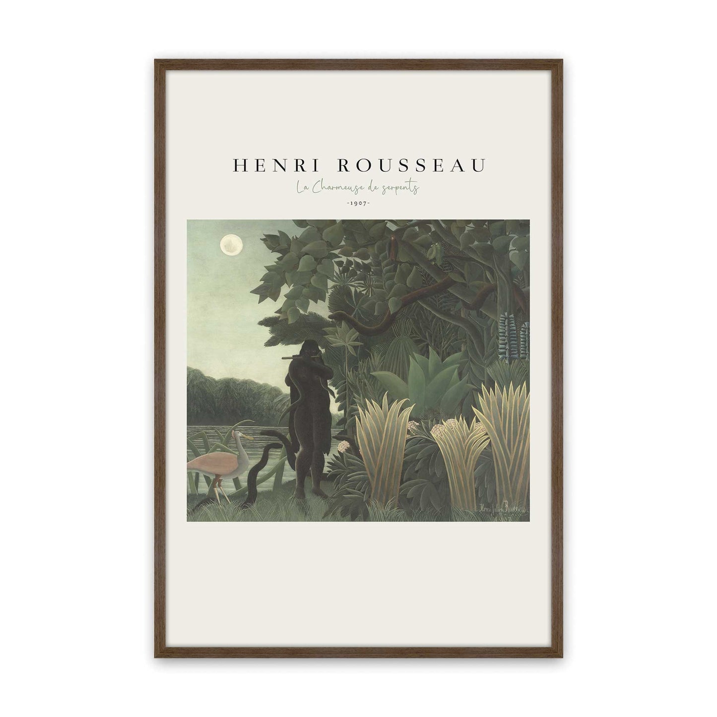 [Color:Walnut], Picture of art in a Walnut frame