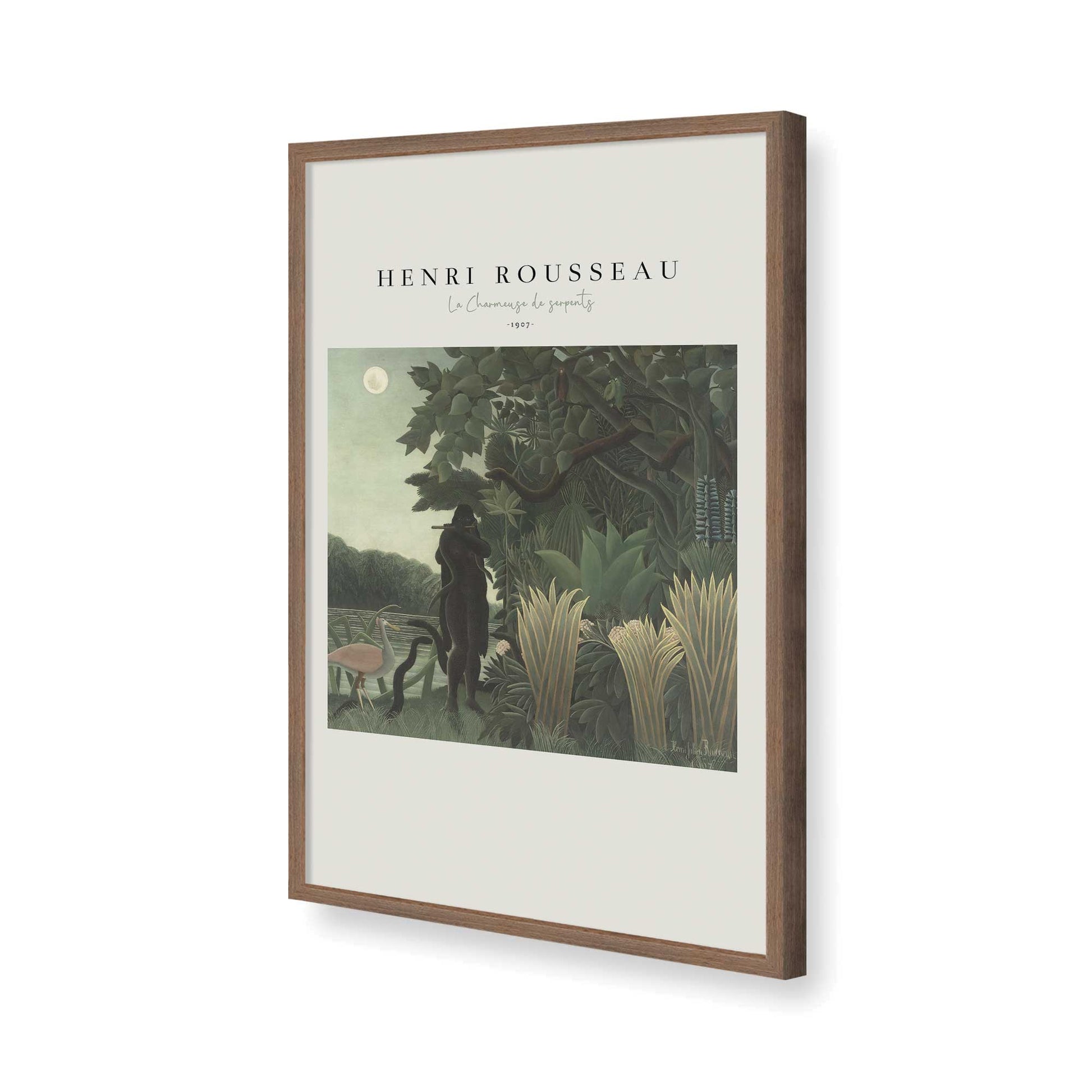 [Color:Walnut], Picture of art in a Walnut frame of the corner