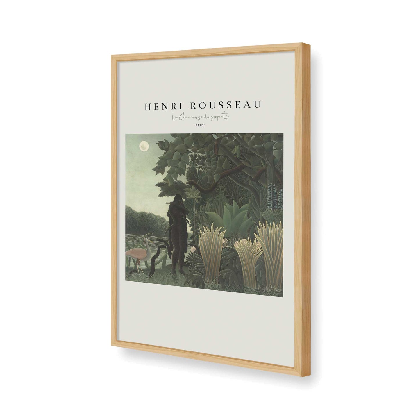 [Color:American Maple], Picture of art in a American Maple frame of the corner