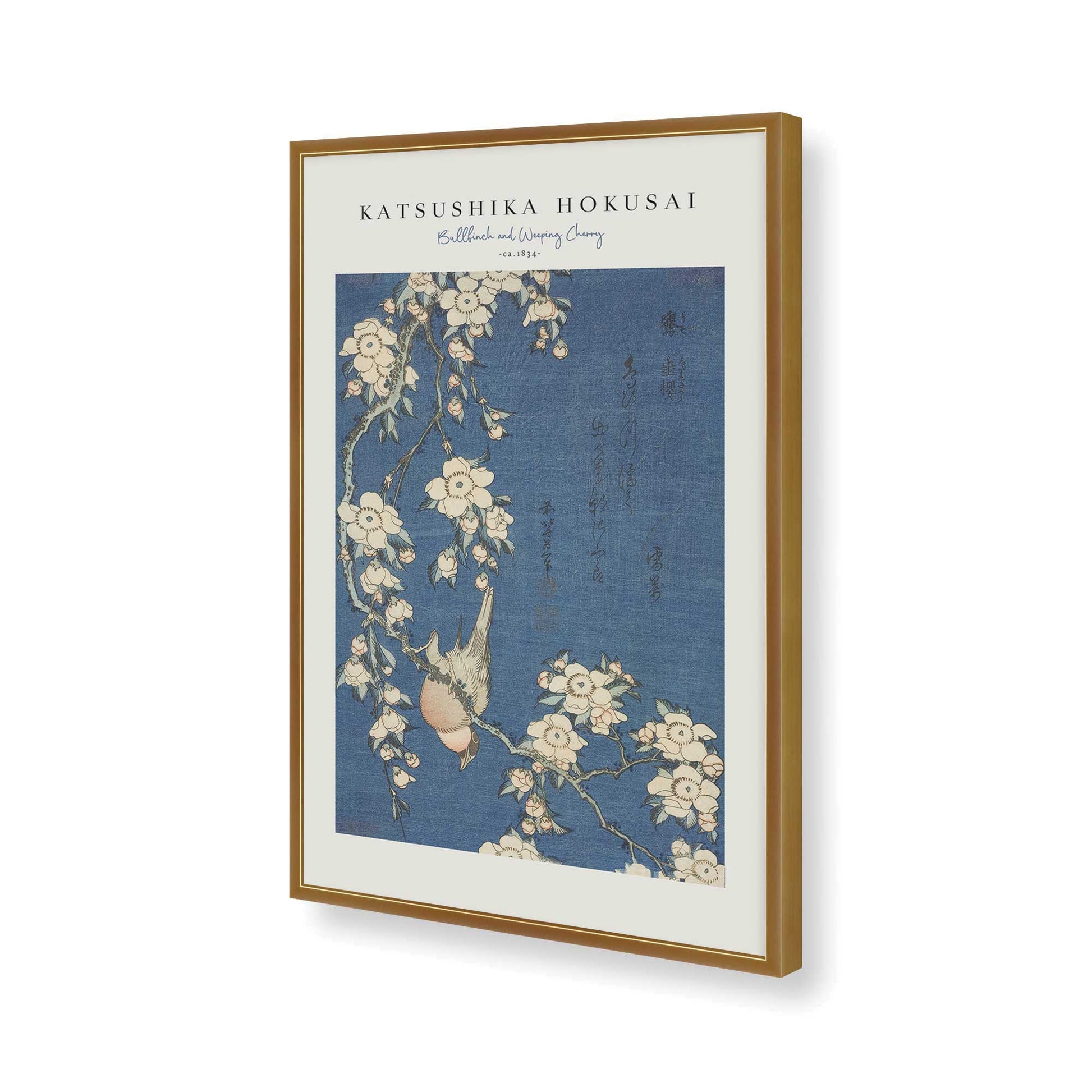 [Color:Polished Gold], Picture of art in a Polished Gold frame of the corner