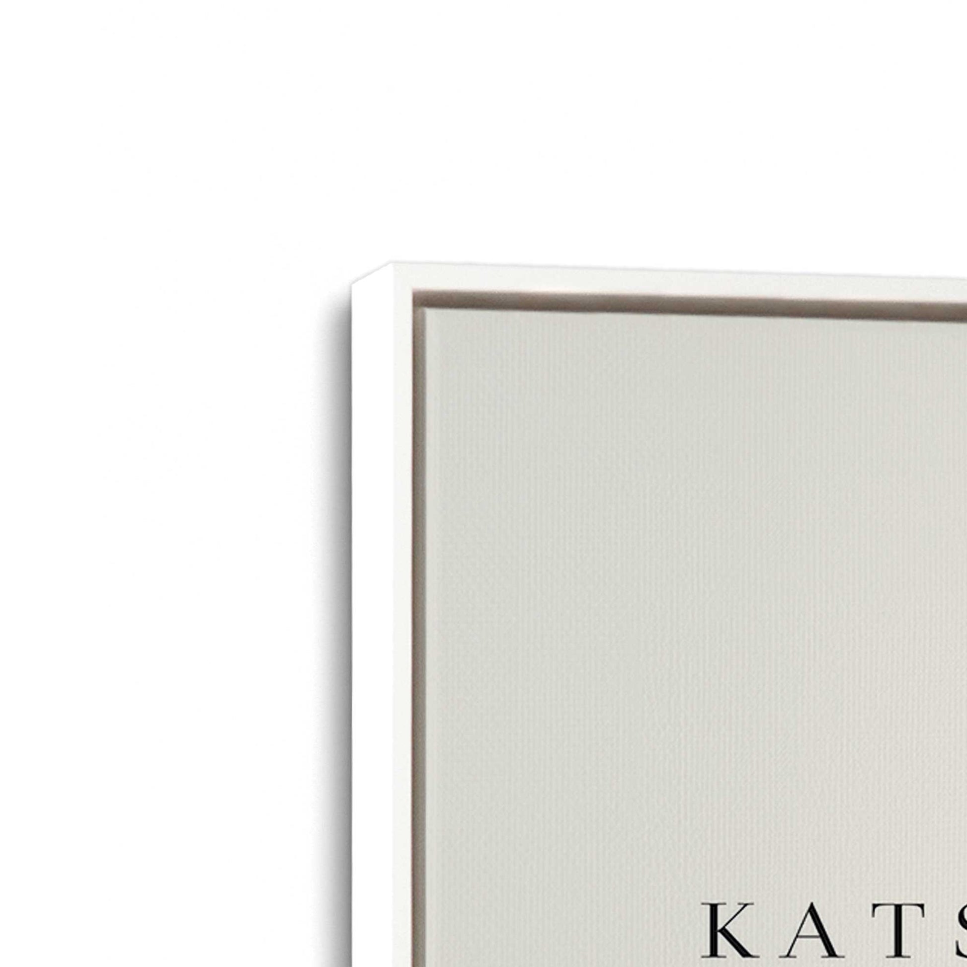 [Color:Opaque White], Picture of art in a White frame at an angle