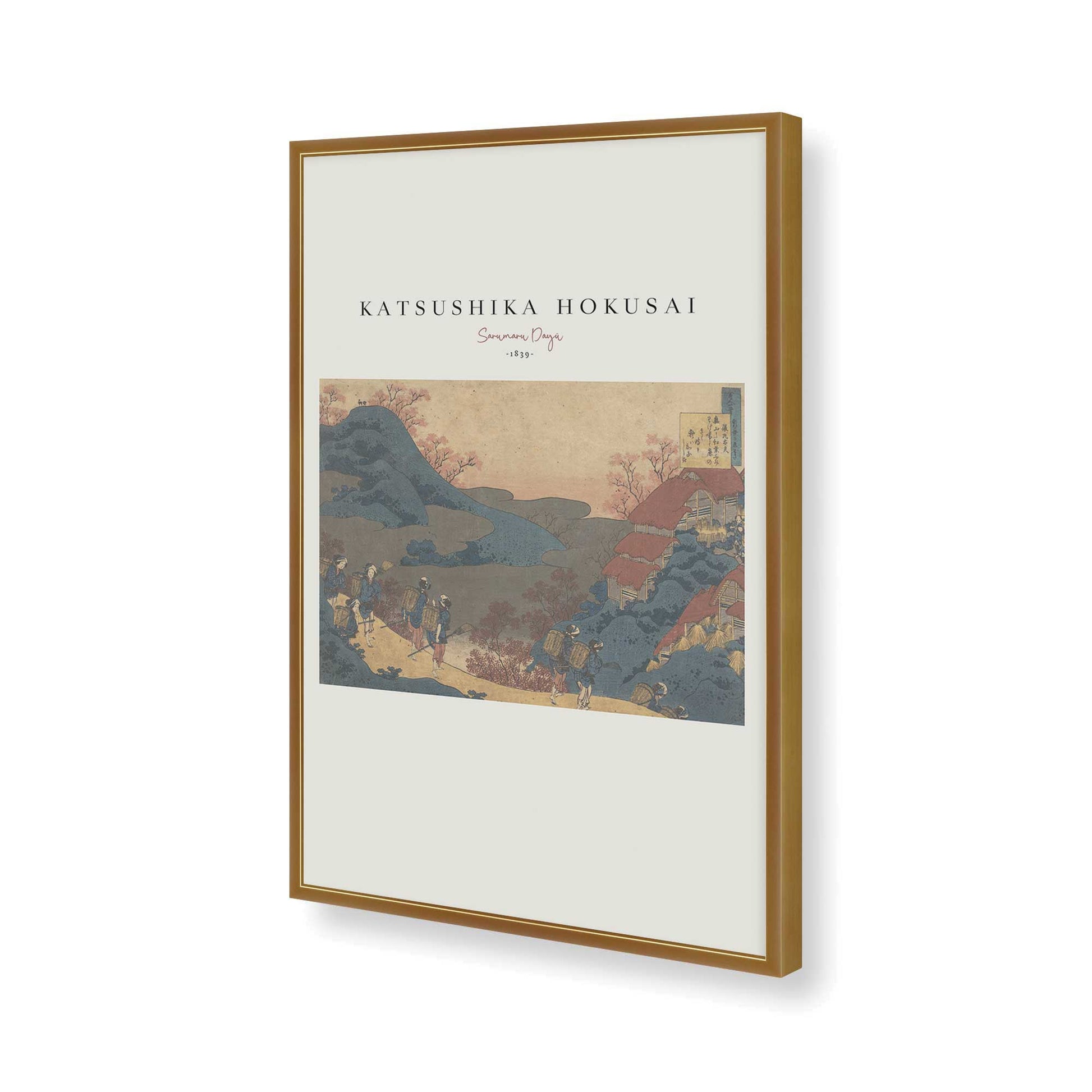 [Color:Polished Gold], Picture of art in a Polished Gold frame of the corner