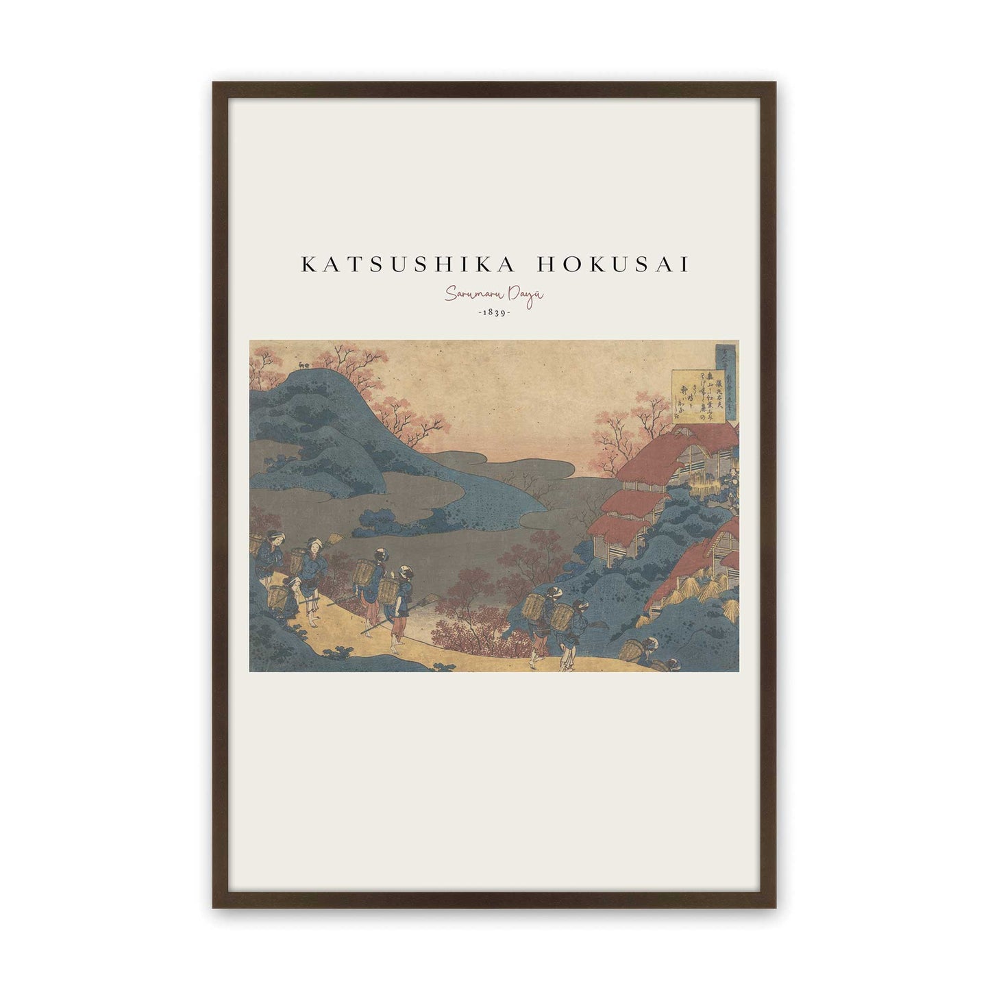 [Color:Belvinder Brown], Picture of art in a Belvinder Brown frame