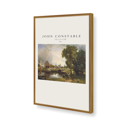 [Color:Polished Gold], Picture of art in a Polished Gold frame of the corner