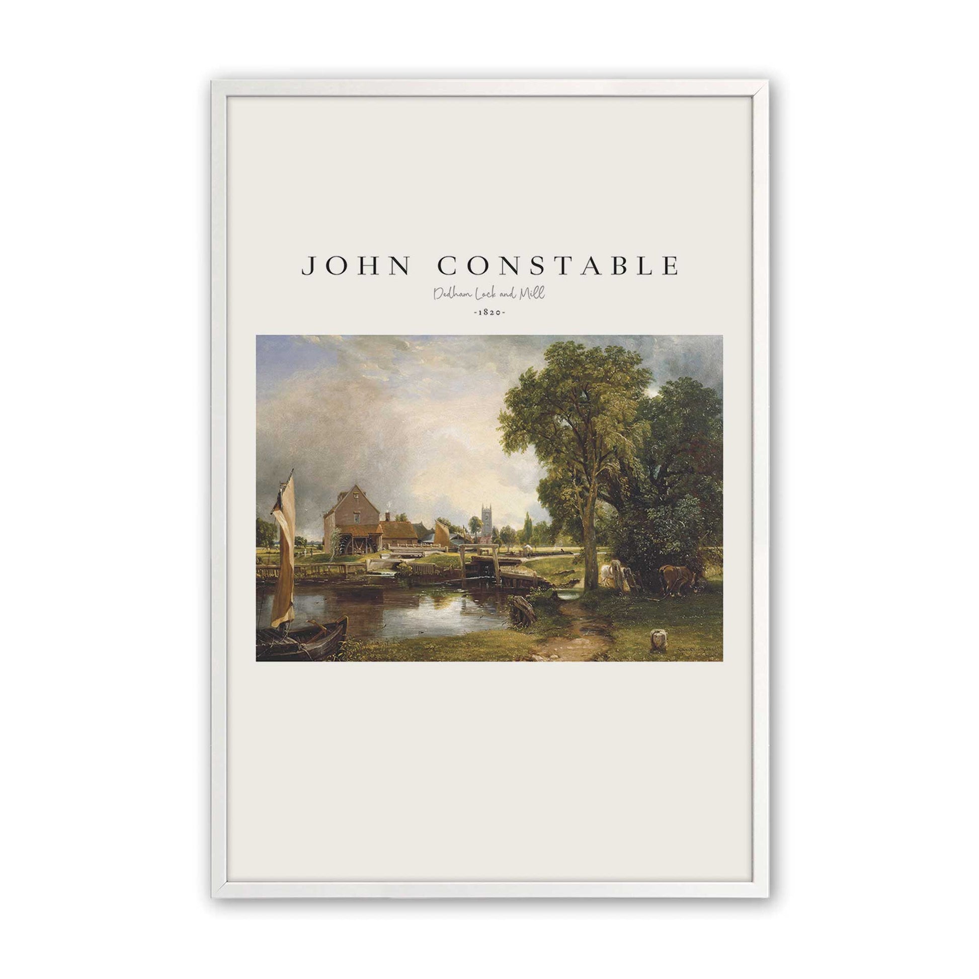 [Color:Opaque White], Picture of art in a Opaque White frame