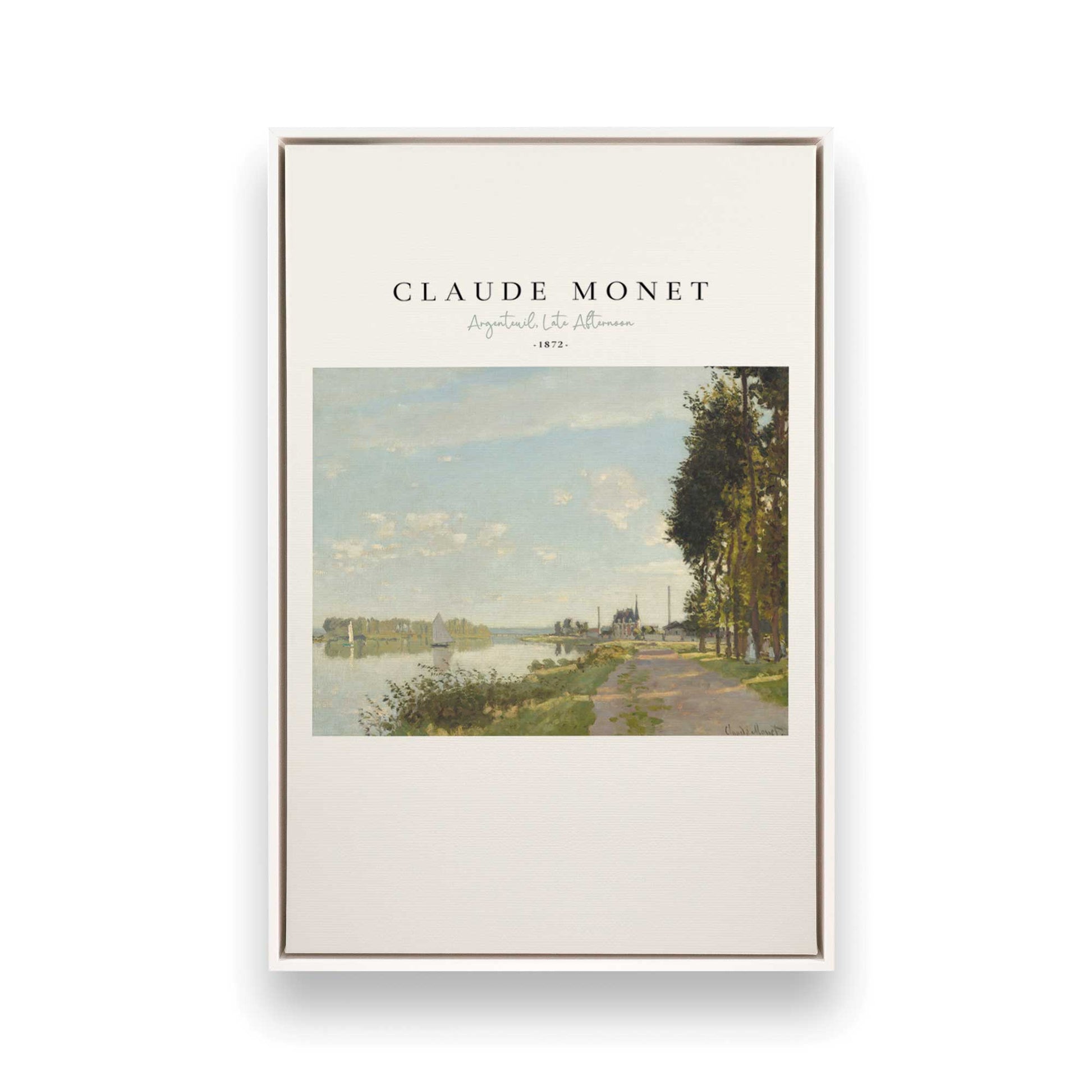 [Color:Opaque White], Picture of art in a White frame