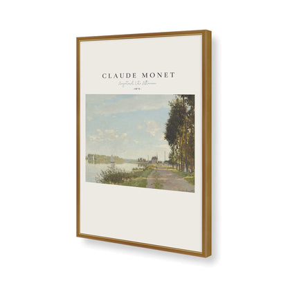 [Color:Polished Gold], Picture of art in a Polished Gold frame of the corner