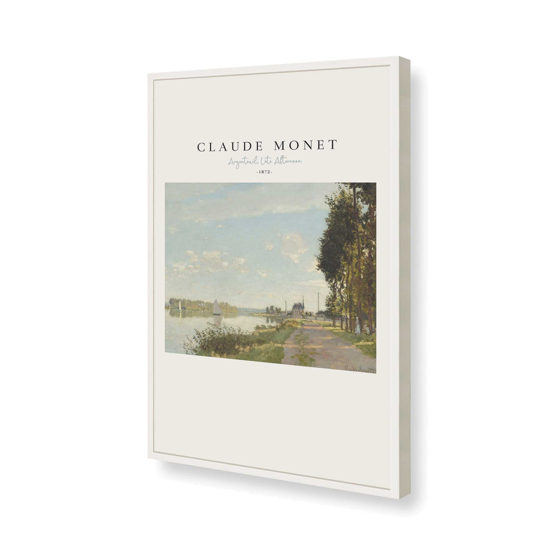 [Color:Opaque White], Picture of art in a Opaque White frame of the corner