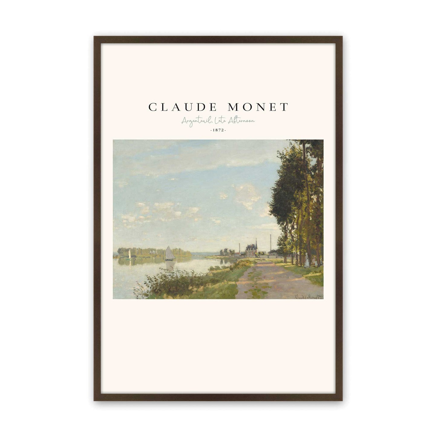 [Color:Belvinder Brown], Picture of art in a Belvinder Brown frame