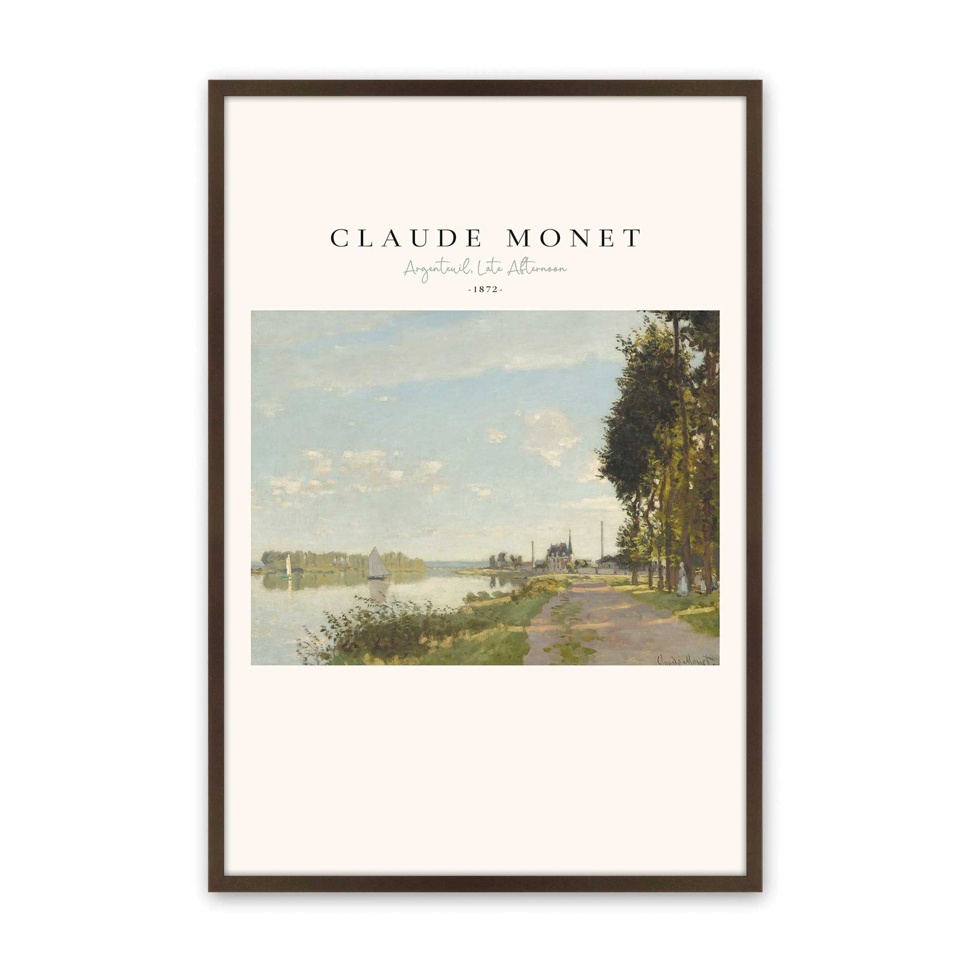 [Color:Belvinder Brown], Picture of art in a Belvinder Brown frame