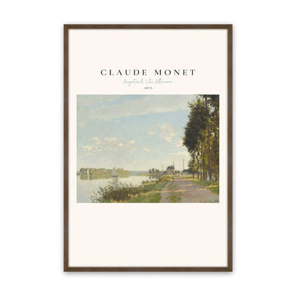 [Color:Walnut], Picture of art in a Walnut frame
