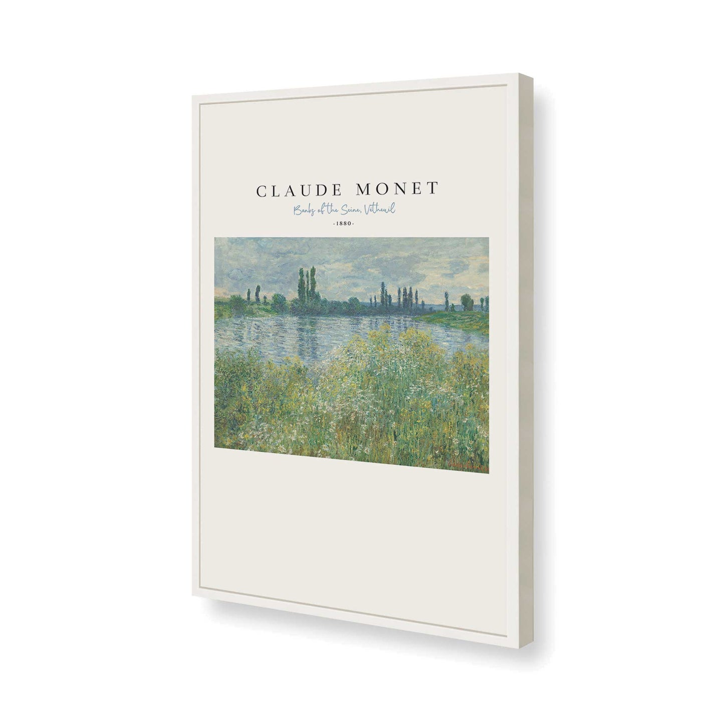 [Color:Opaque White], Picture of art in a Opaque White frame of the corner