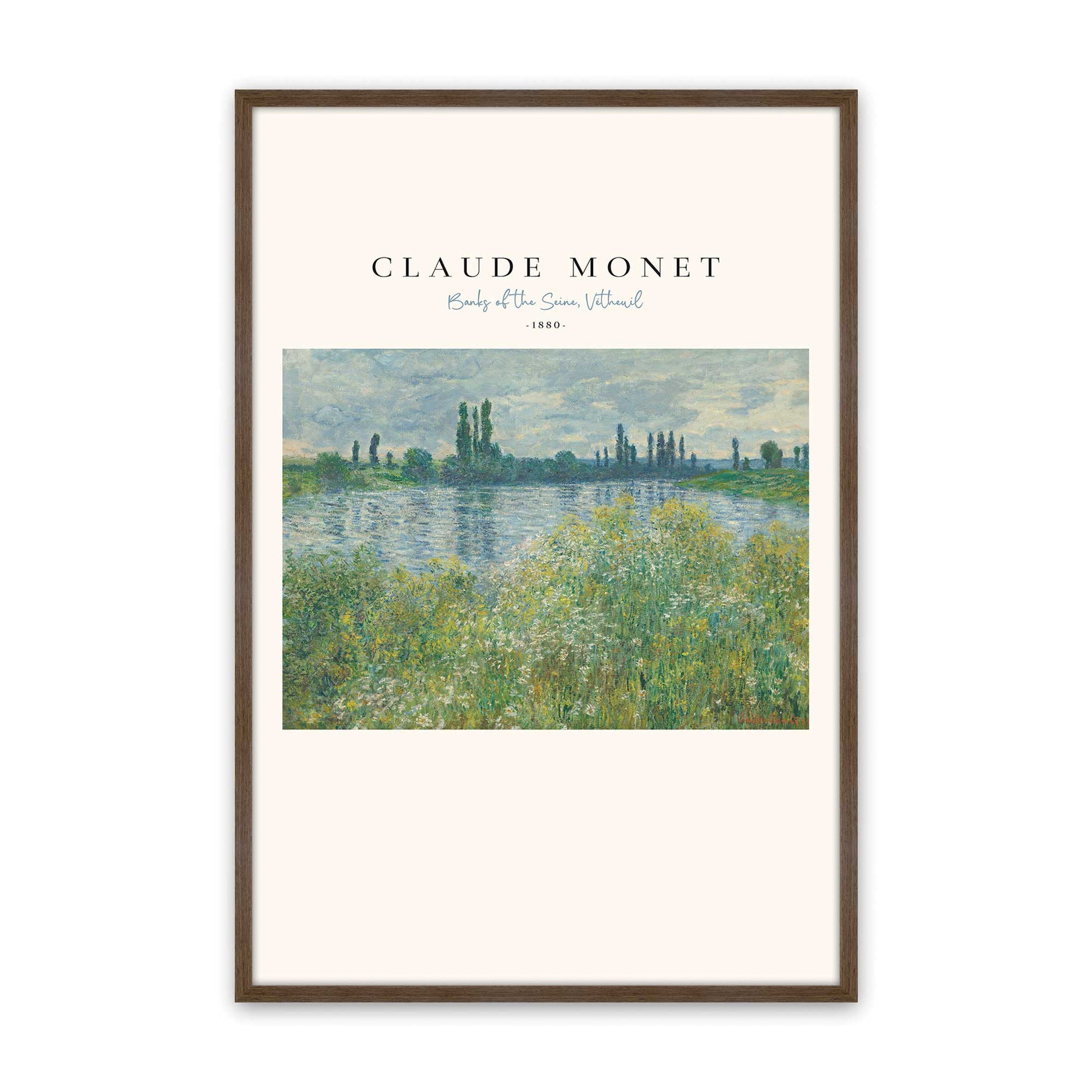 [Color:Walnut], Picture of art in a Walnut frame