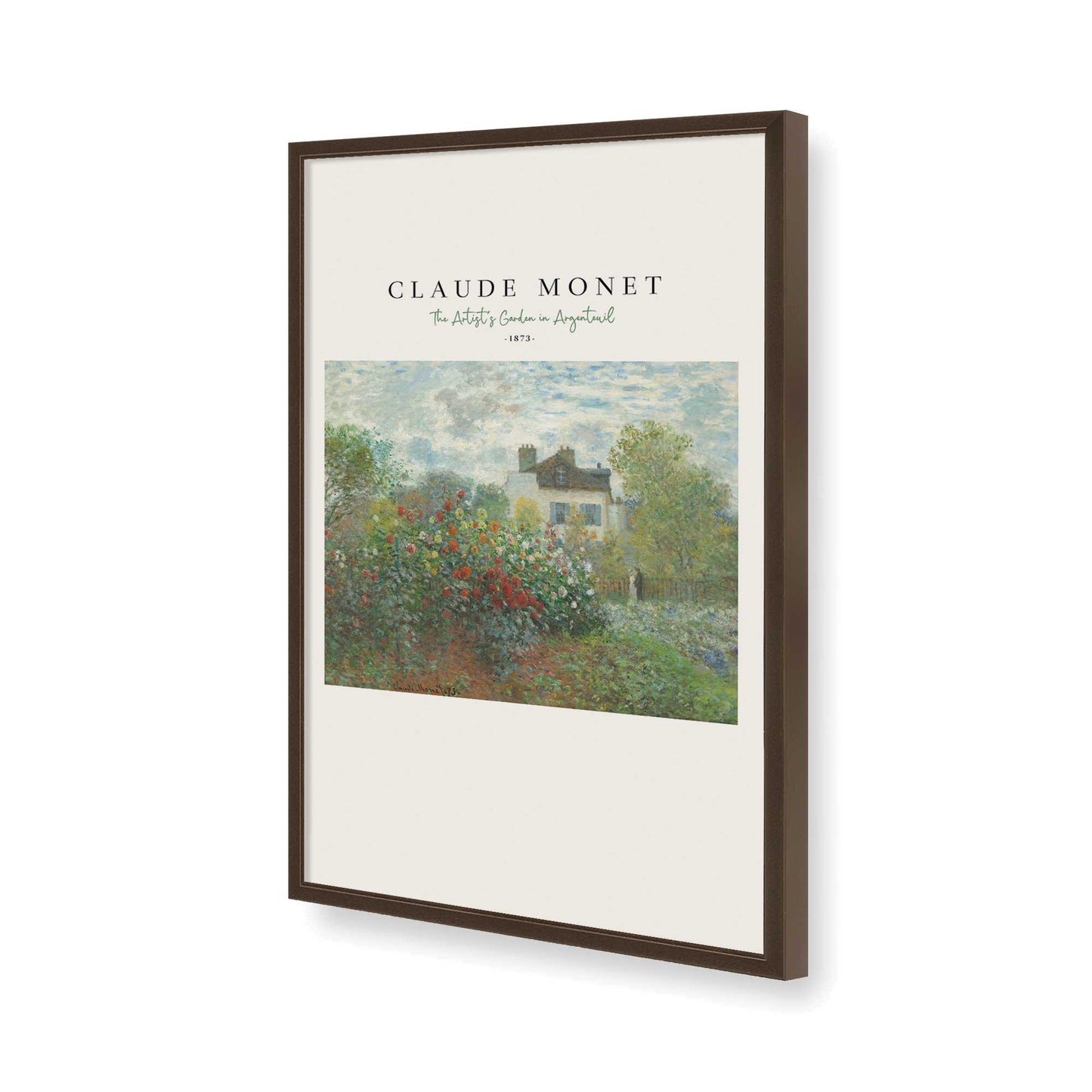 [Color:Belvinder Brown], Picture of art in a Belvinder Brown frame of the corner