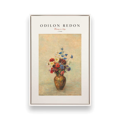 [Color:Opaque White], Picture of art in a White frame
