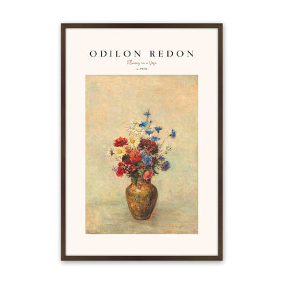 [Color:Brown], Picture of art in a Brown frame