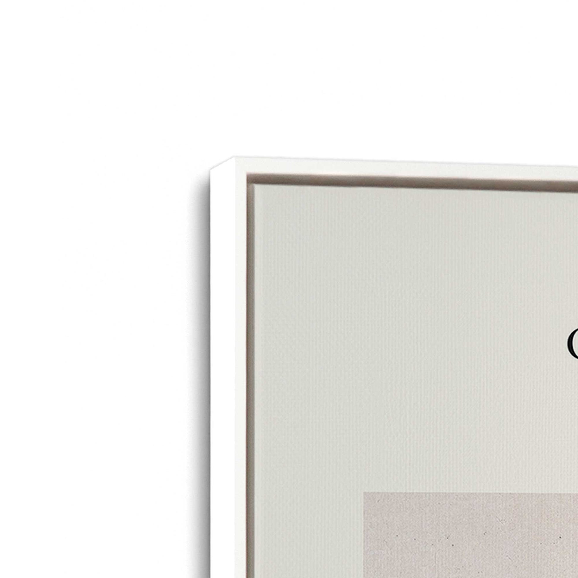 [Color:Opaque White], Picture of art in a White frame at an angle