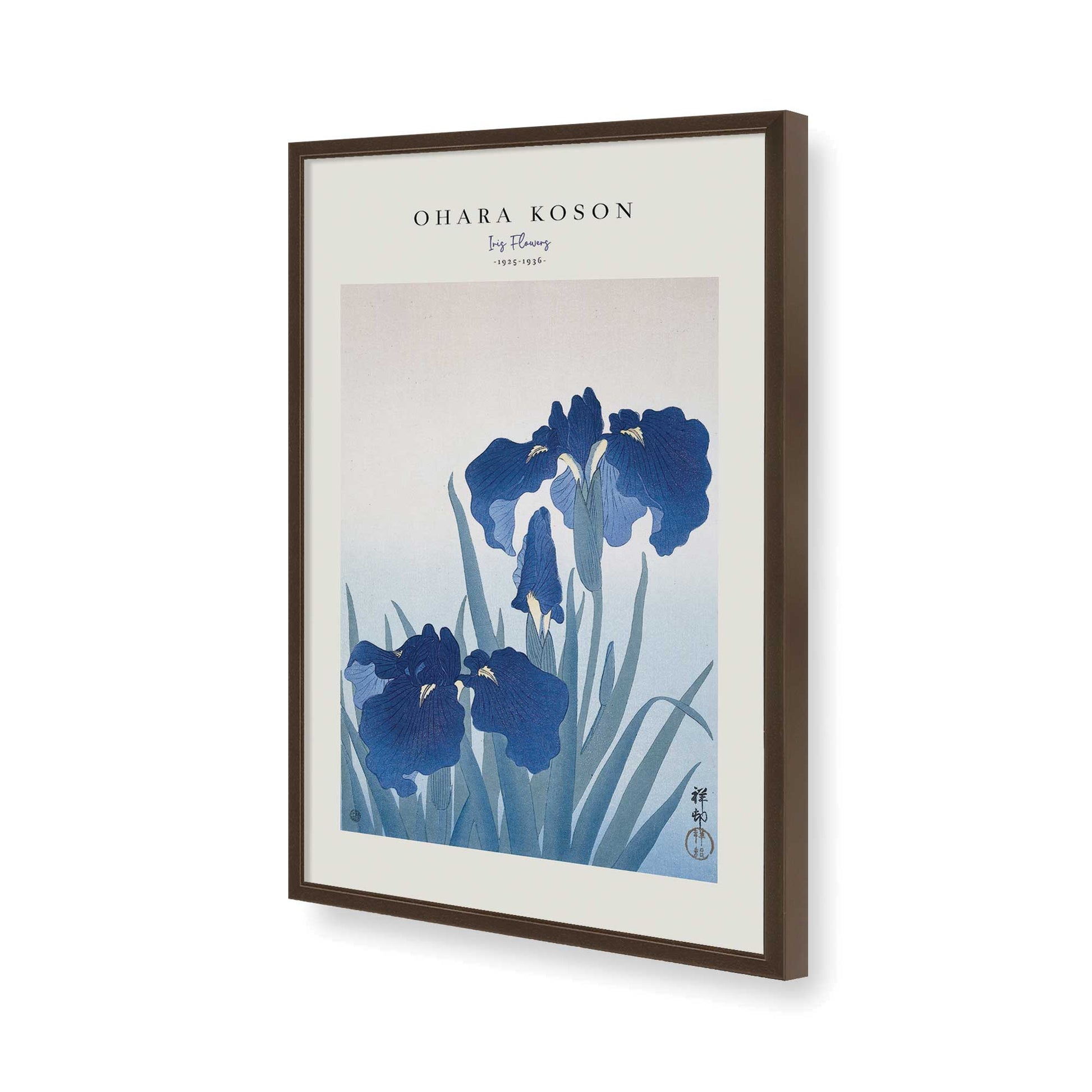 [Color:Belvinder Brown], Picture of art in a Belvinder Brown frame of the corner