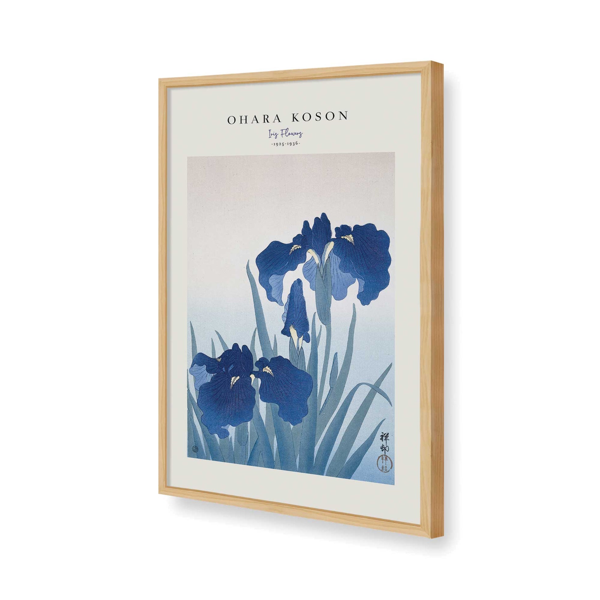 [Color:American Maple], Picture of art in a American Maple frame of the corner