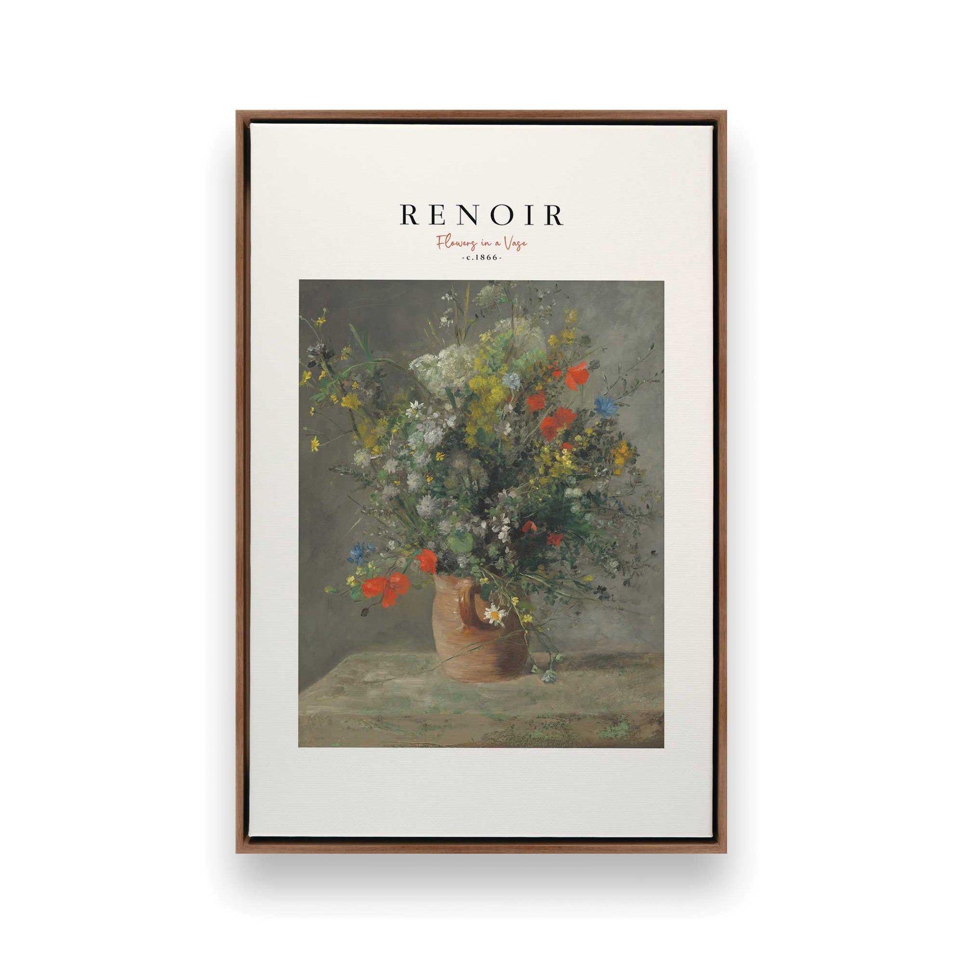 [Color:Walnut], Picture of art in a Walnut frame