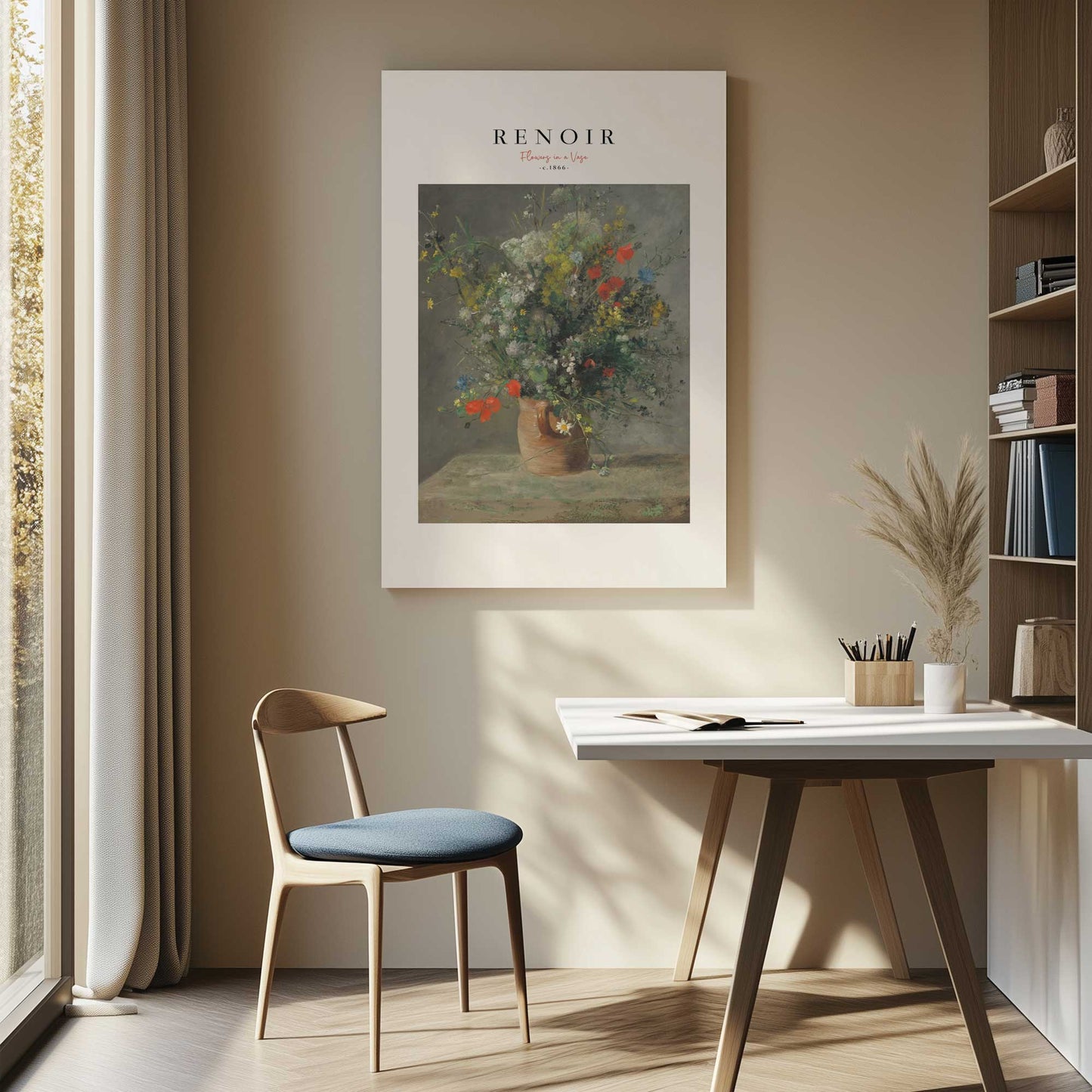Picture of art in a room