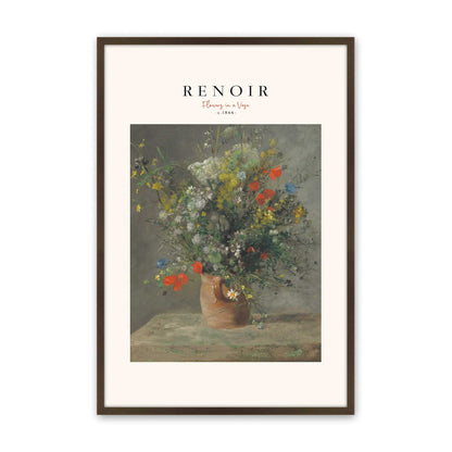 [Color:Brown], Picture of art in a Brown frame