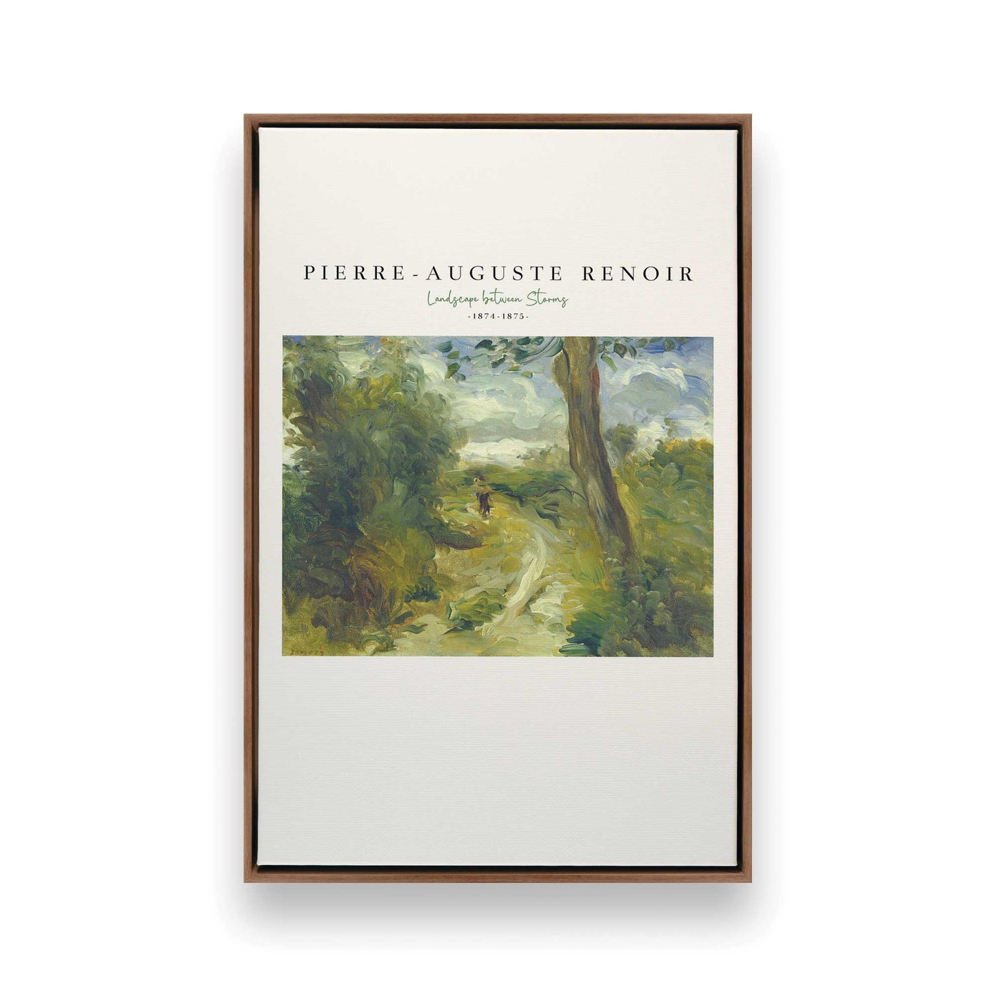 [Color:Walnut], Picture of art in a Walnut frame