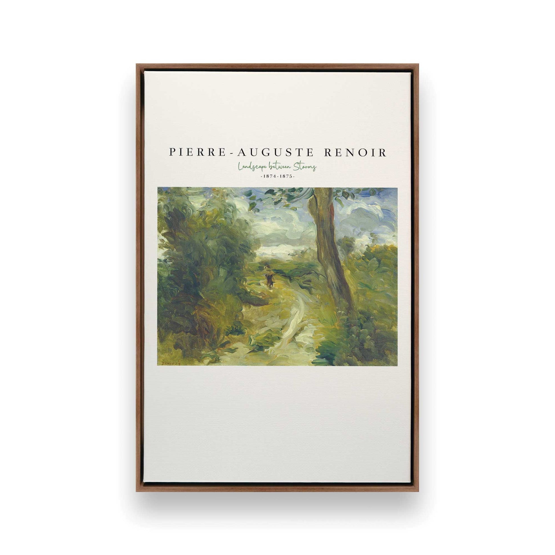 [Color:Walnut], Picture of art in a Walnut frame