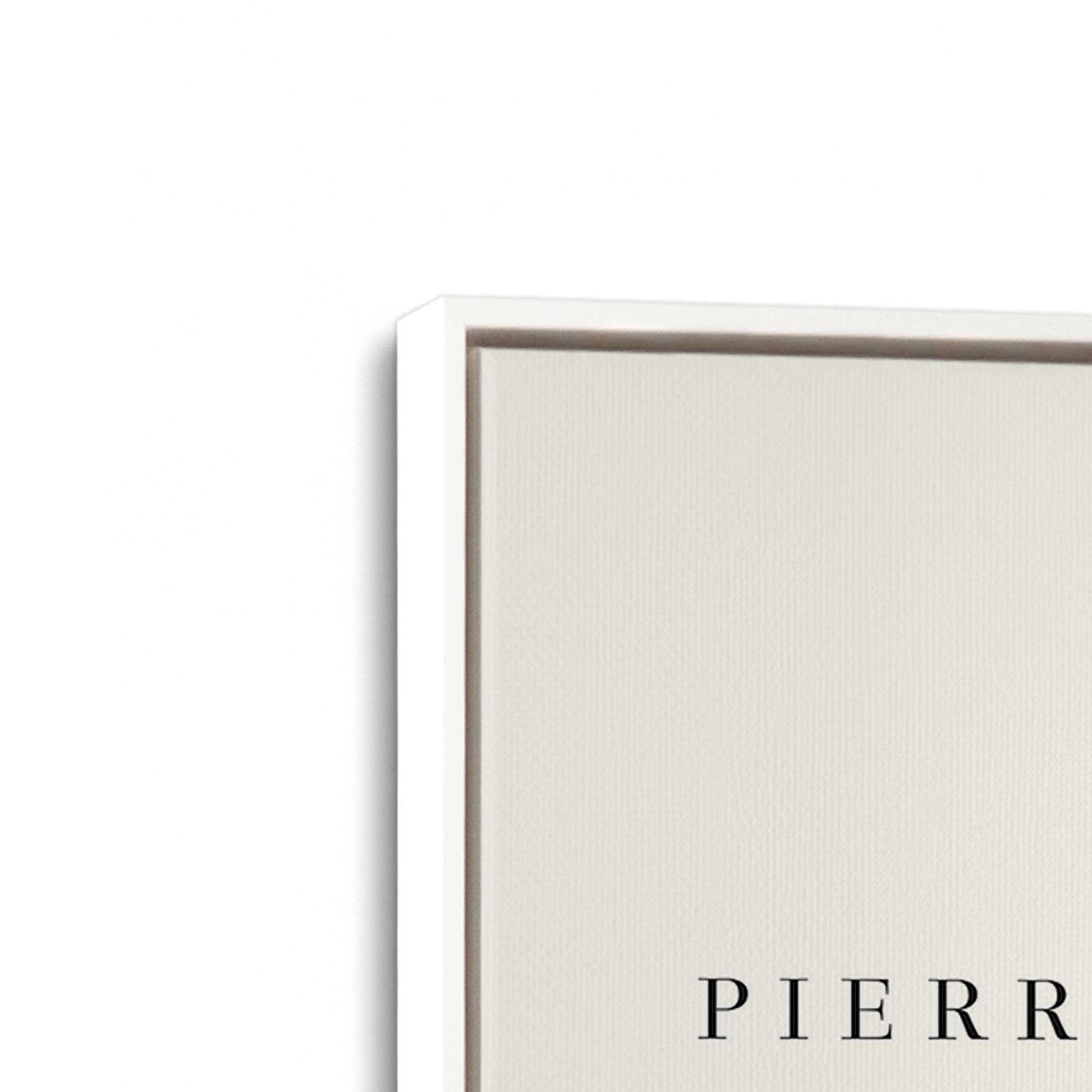 [Color:Opaque White], Picture of art in a White frame at an angle