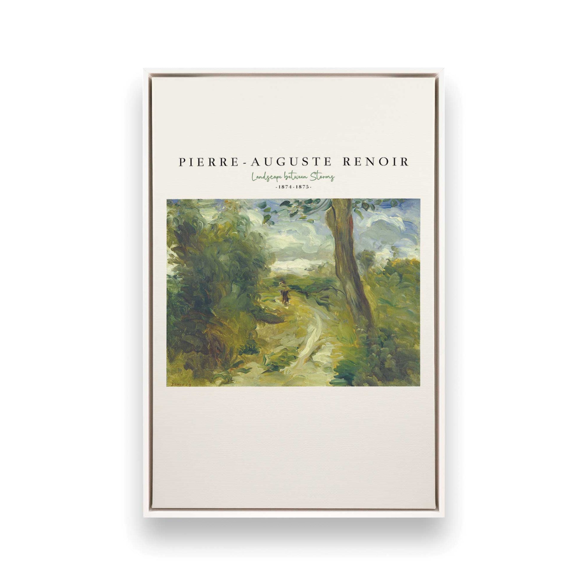 [Color:Opaque White], Picture of art in a White frame