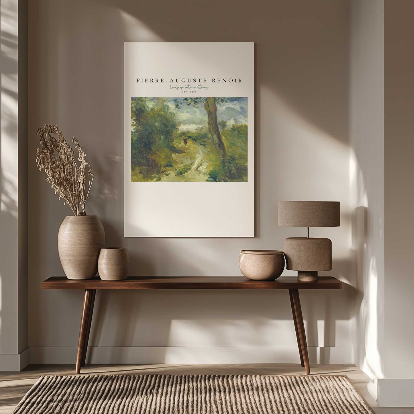 Picture of art in a room