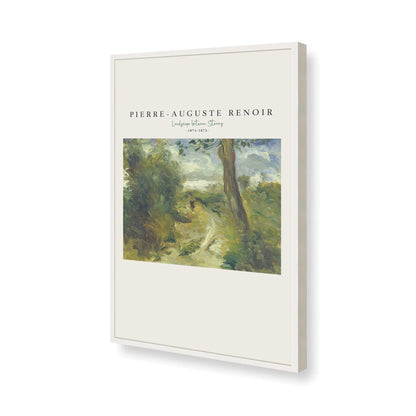 [Color:Opaque White], Picture of art in a Opaque White frame of the corner