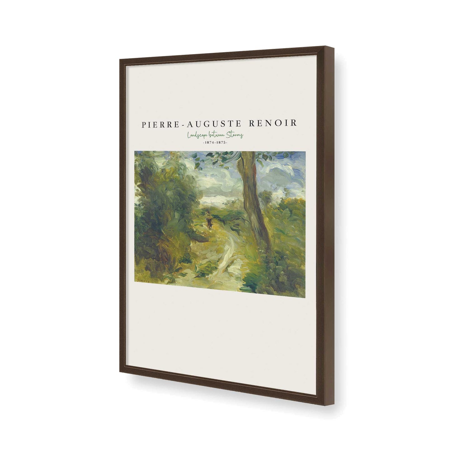 [Color:Belvinder Brown], Picture of art in a Belvinder Brown frame of the corner
