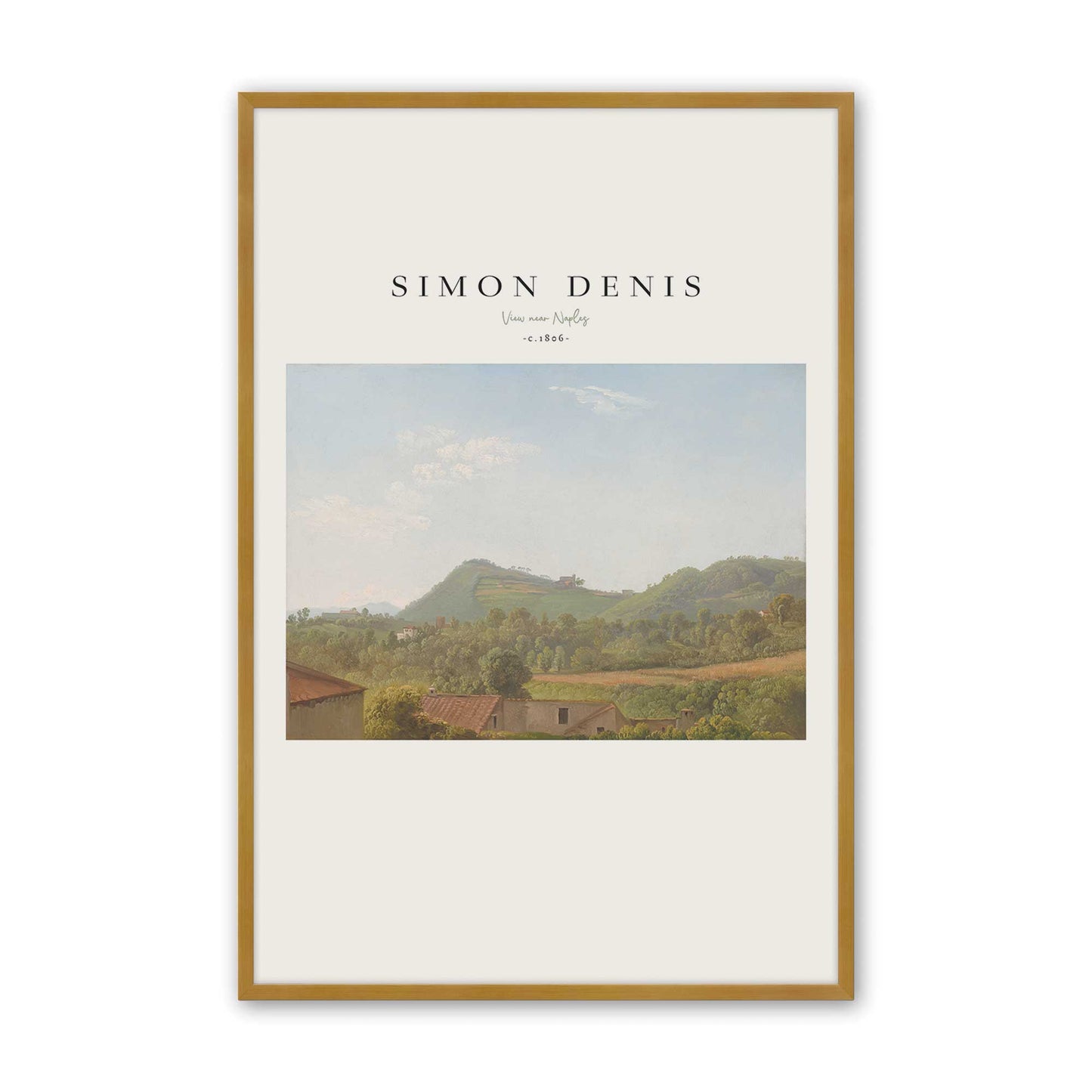 [Color:Polished Gold], Picture of art in a Polished Gold frame