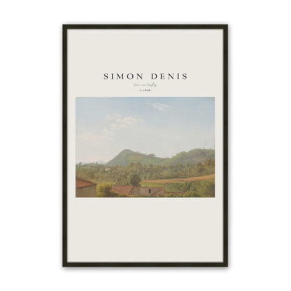 [Color:Satin Black], Picture of art in a Satin Black frame