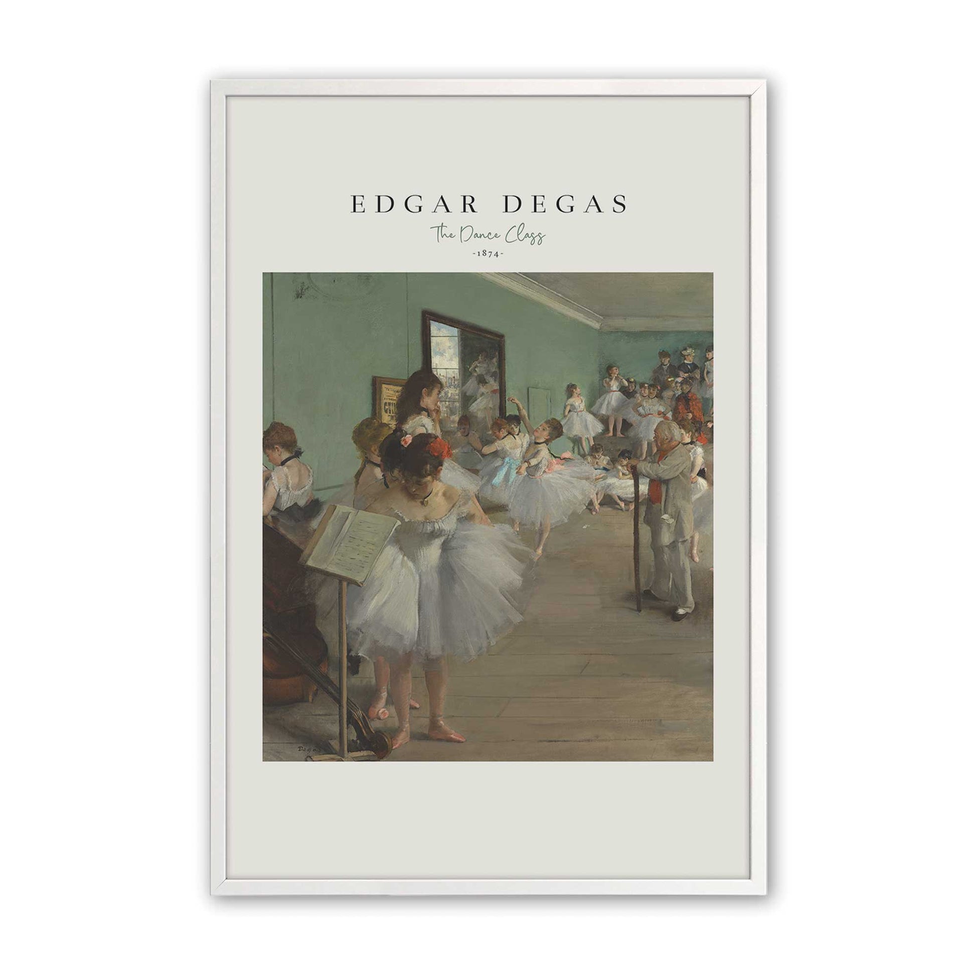 [Color:Opaque White], Picture of art in a Opaque White frame